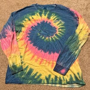 Colorful Tie-Dye Long Sleeve Shirt